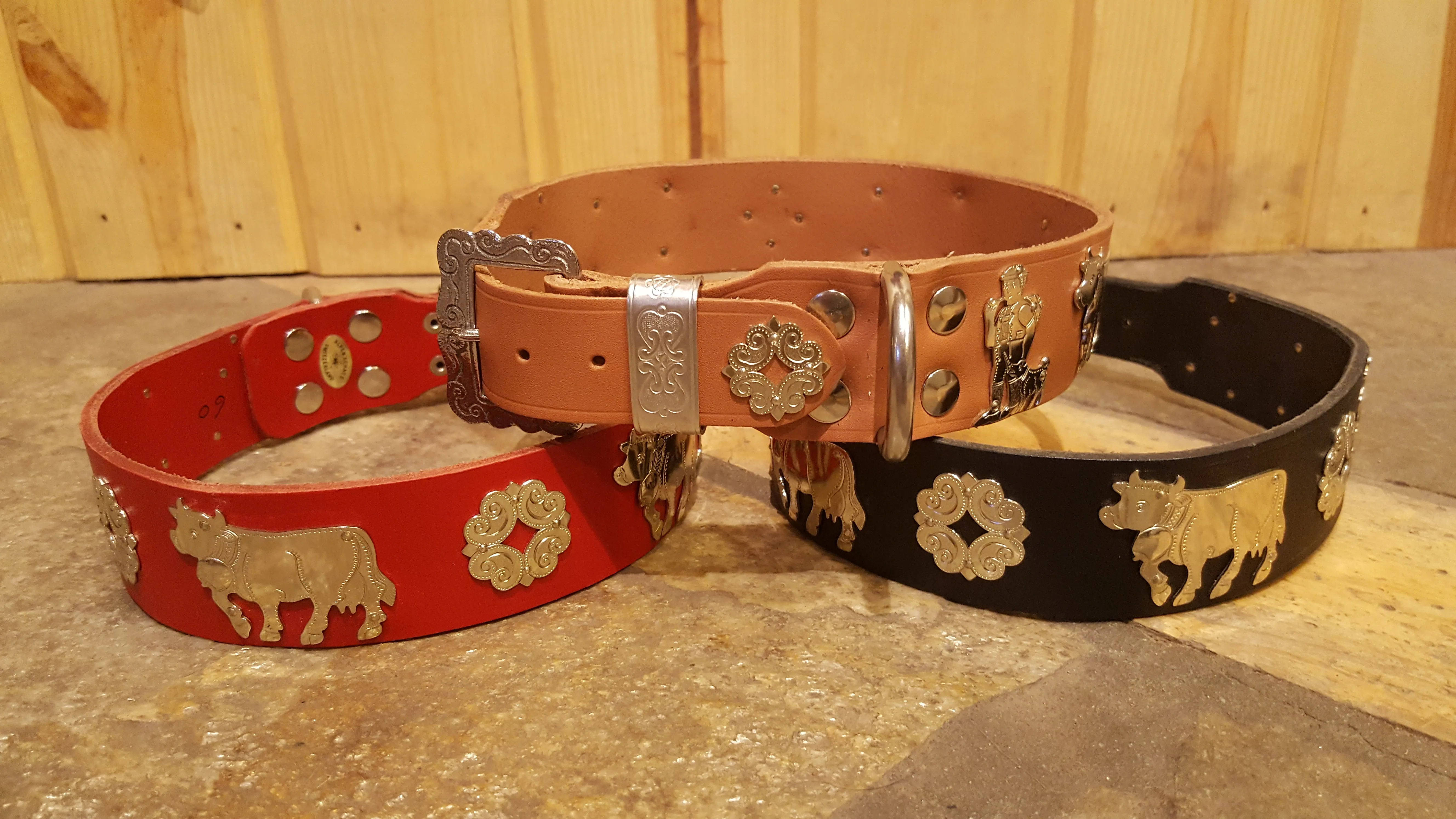 1 1/2" Large Contemporary Swiss Dog Collar