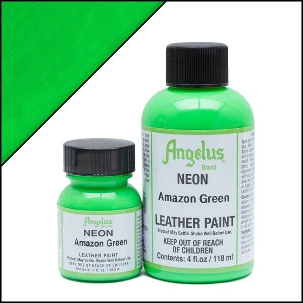 (12 Colors) Angelus Acrylic Leather Paint Neon Color