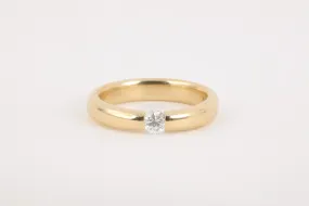 14k Yellow Gold 0.25tcw Diamond Ring Size 7 (6.47g.)