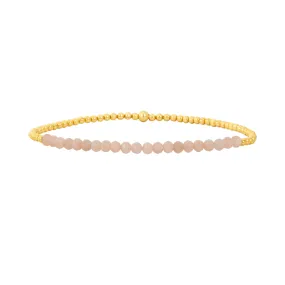 2MM Signature Bracelet with Nude Moonstone