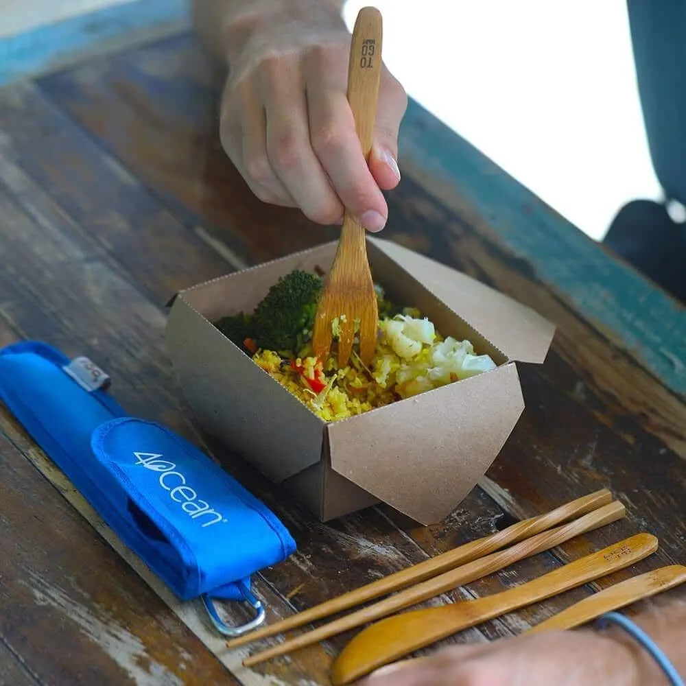 4ocean To-Go Bamboo Flatware