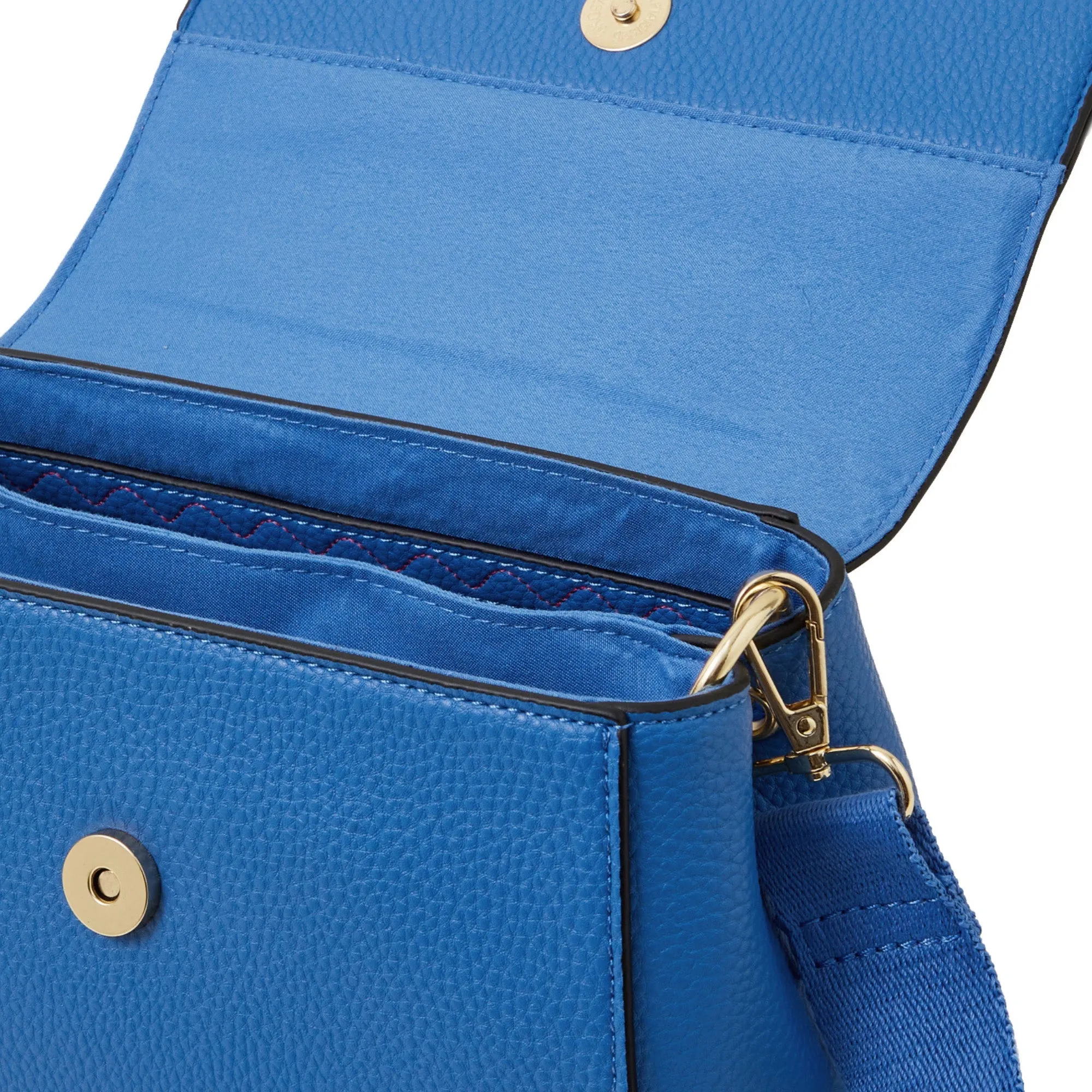 Accessorize London Women's Blue Satchel Sling Bag