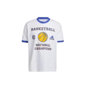 Adidas x Eric Emanuel Mens Hoops Summer Tee 'White/Sonic Ink'