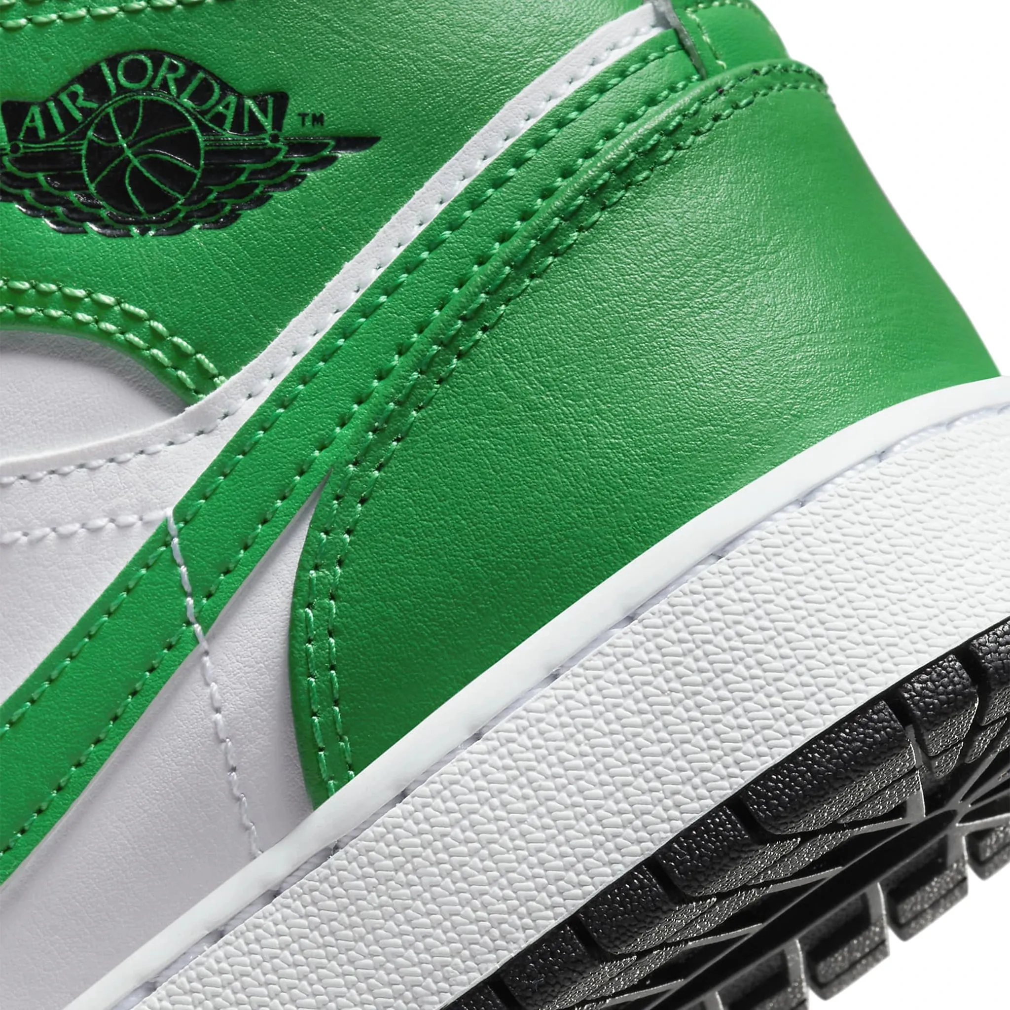 Air Jordan 1 Mid Lucky Green (GS)