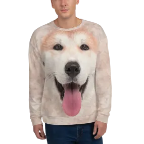 Akita "All Over Animal" Unisex Sweatshirt