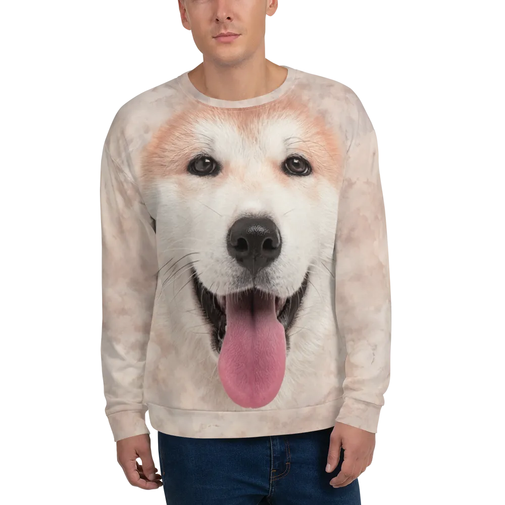 Akita "All Over Animal" Unisex Sweatshirt