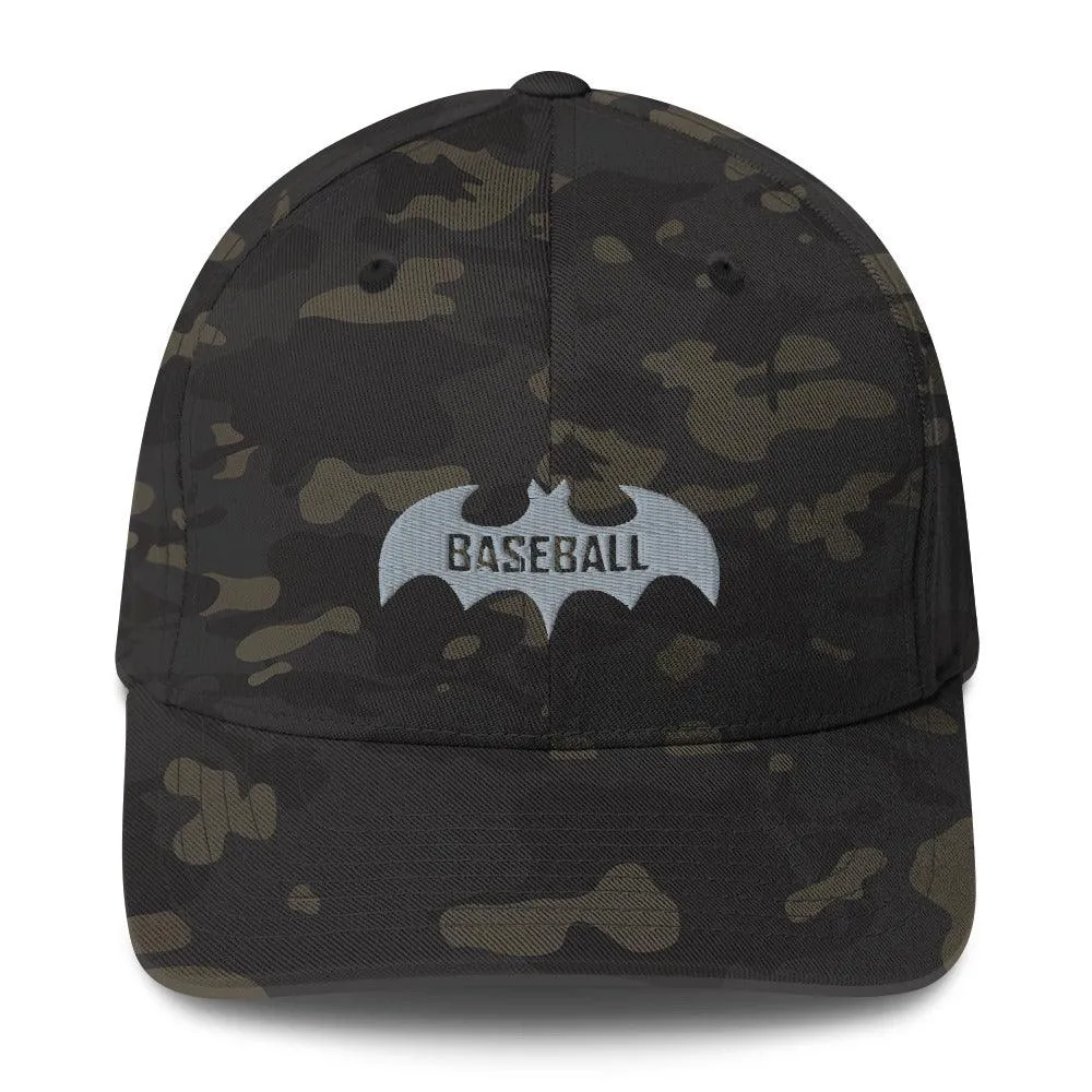 Baseball Bat Structured Twill Cap