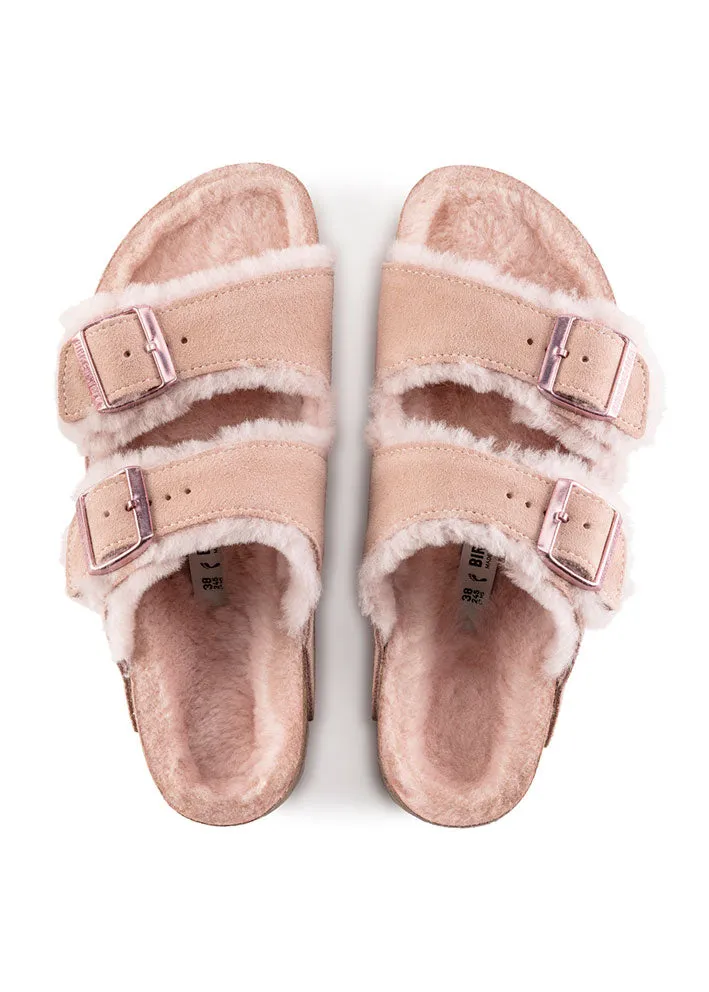 Birkenstock Arizona Shearling Suede 1020389 Light Rose