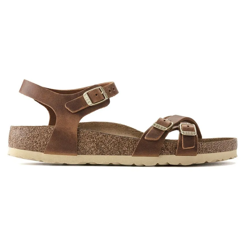 Birkenstock Women's Kumba - Cognac Oiled Leather