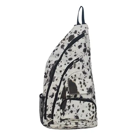 Black Cowhide NGIL Sling Backpack