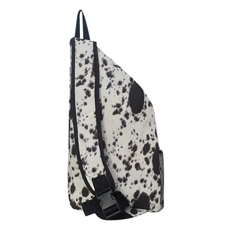 Black Cowhide NGIL Sling Backpack