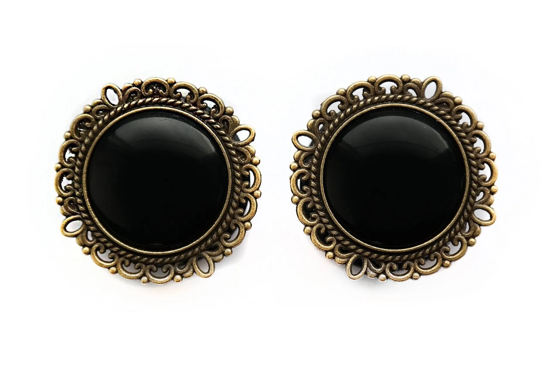 Black Ornate Plugs