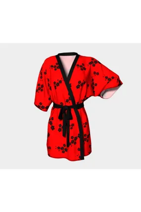 Blossom Silhouette Kimono Robe