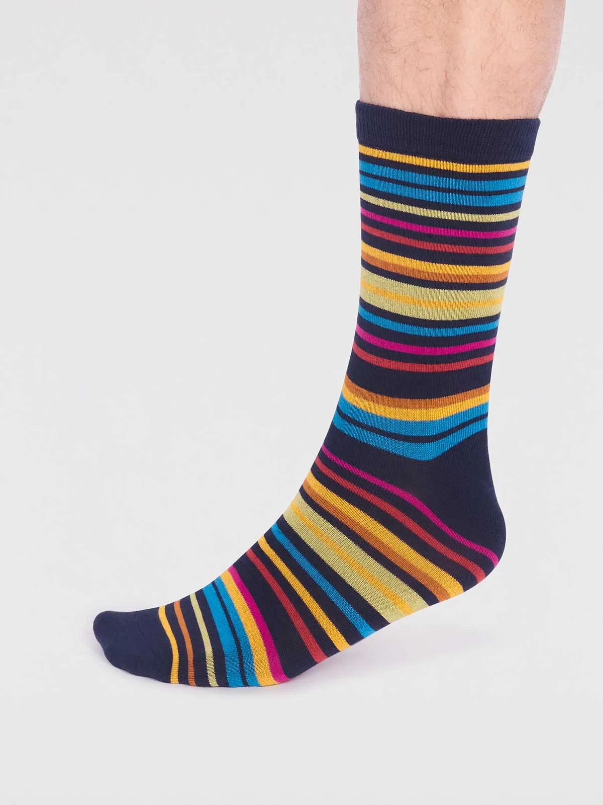 Brandon Bamboo Bike Pack Of Socks - Multi