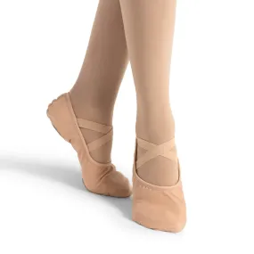 Capezio Adult Hanami Stretch Canvas Ballet Slippers - Nude