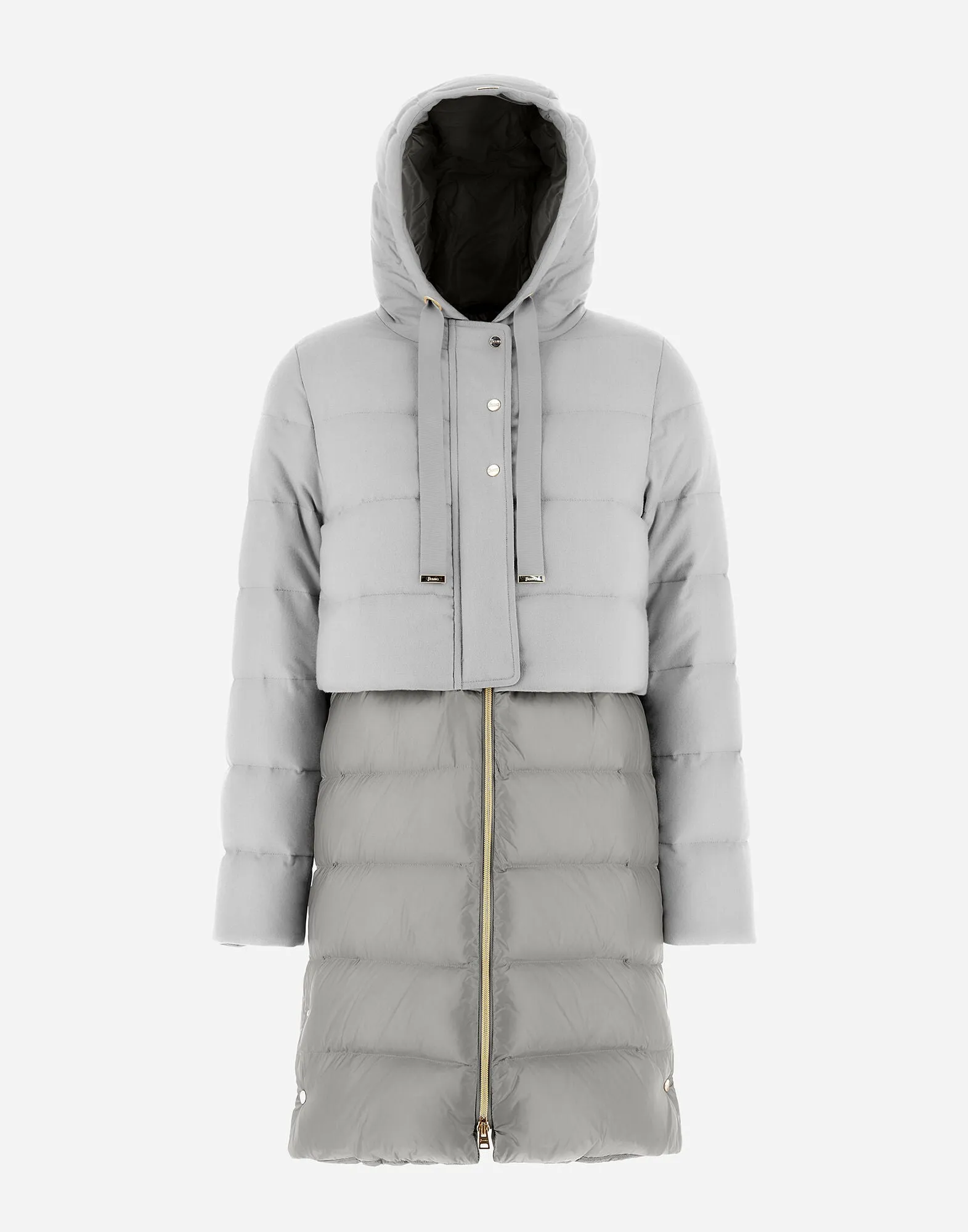 Cashmere Silk And Nylon Parka W