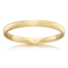 Classic Comfort 2mm - 18ct Yellow Gold