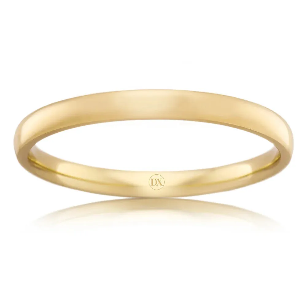 Classic Comfort 2mm - 18ct Yellow Gold