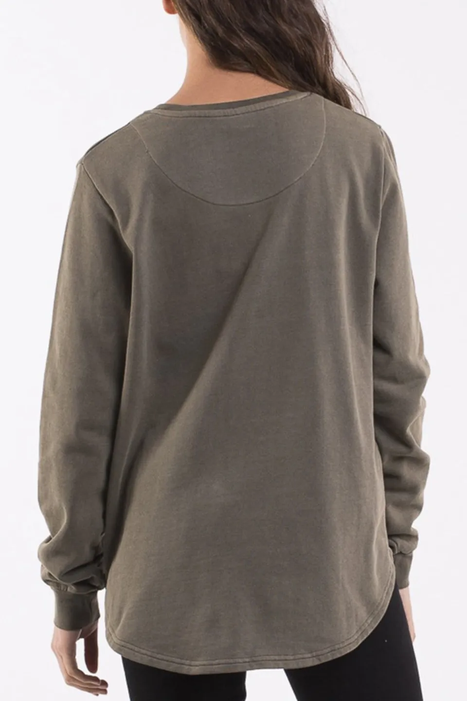 Classic Khaki Crew Fleece