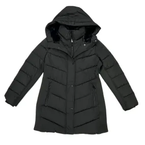 Coat Parka By Calvin Klein In Black, Size: S