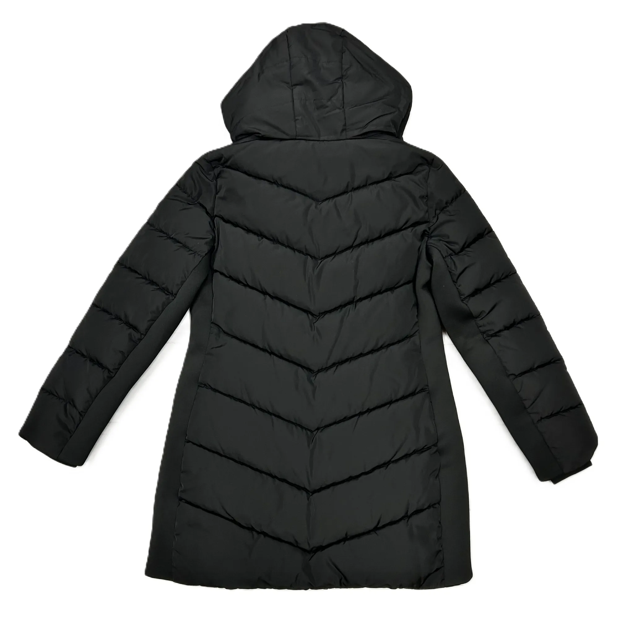 Coat Parka By Calvin Klein In Black, Size: S