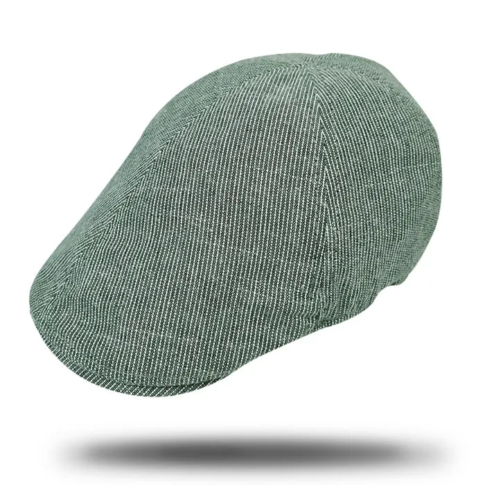 Cotton Blend Flat Cap-SY335