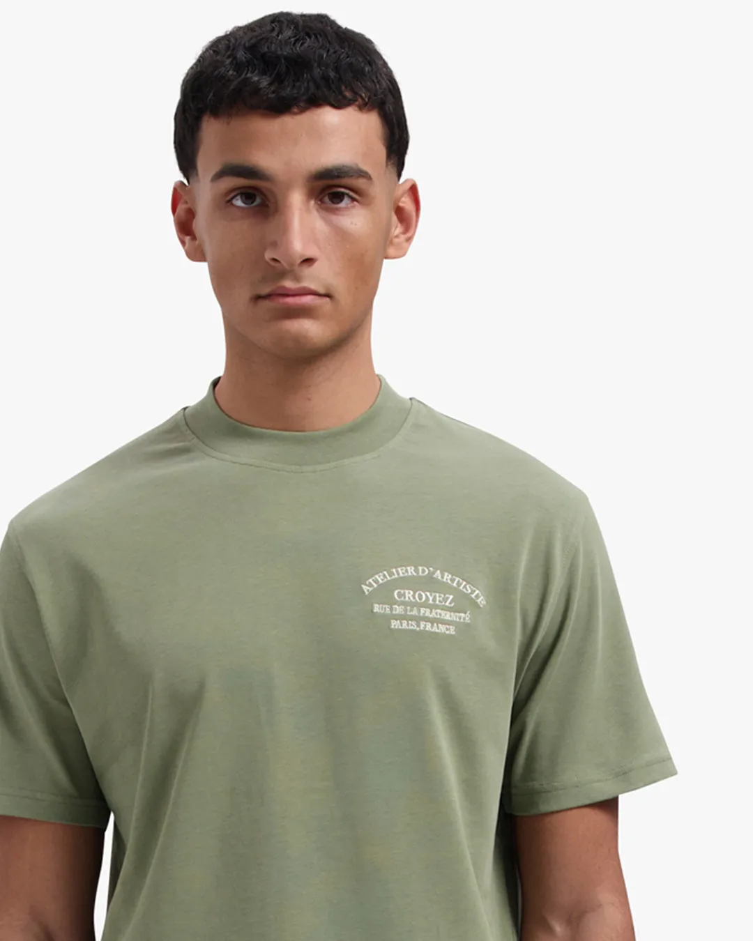 CROYEZ ATELIER T-SHIRT - WASHED OLIVE