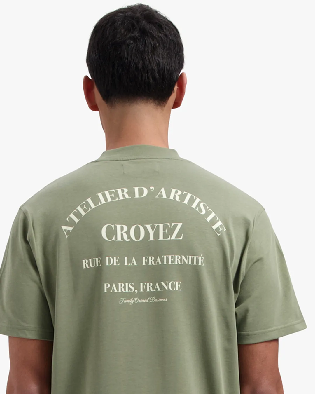 CROYEZ ATELIER T-SHIRT - WASHED OLIVE