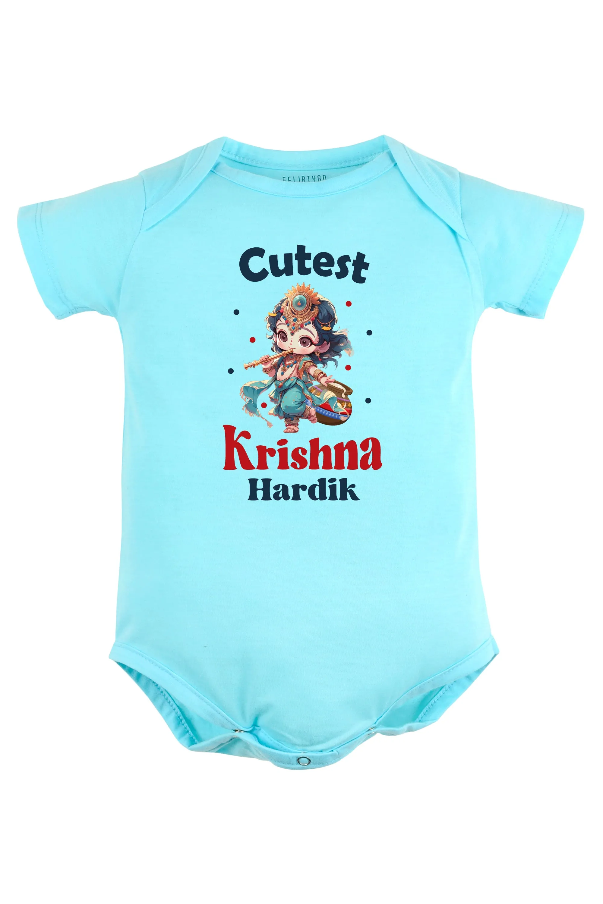 Cutest Krishna Baby Romper | Onesies w/ Custom Name