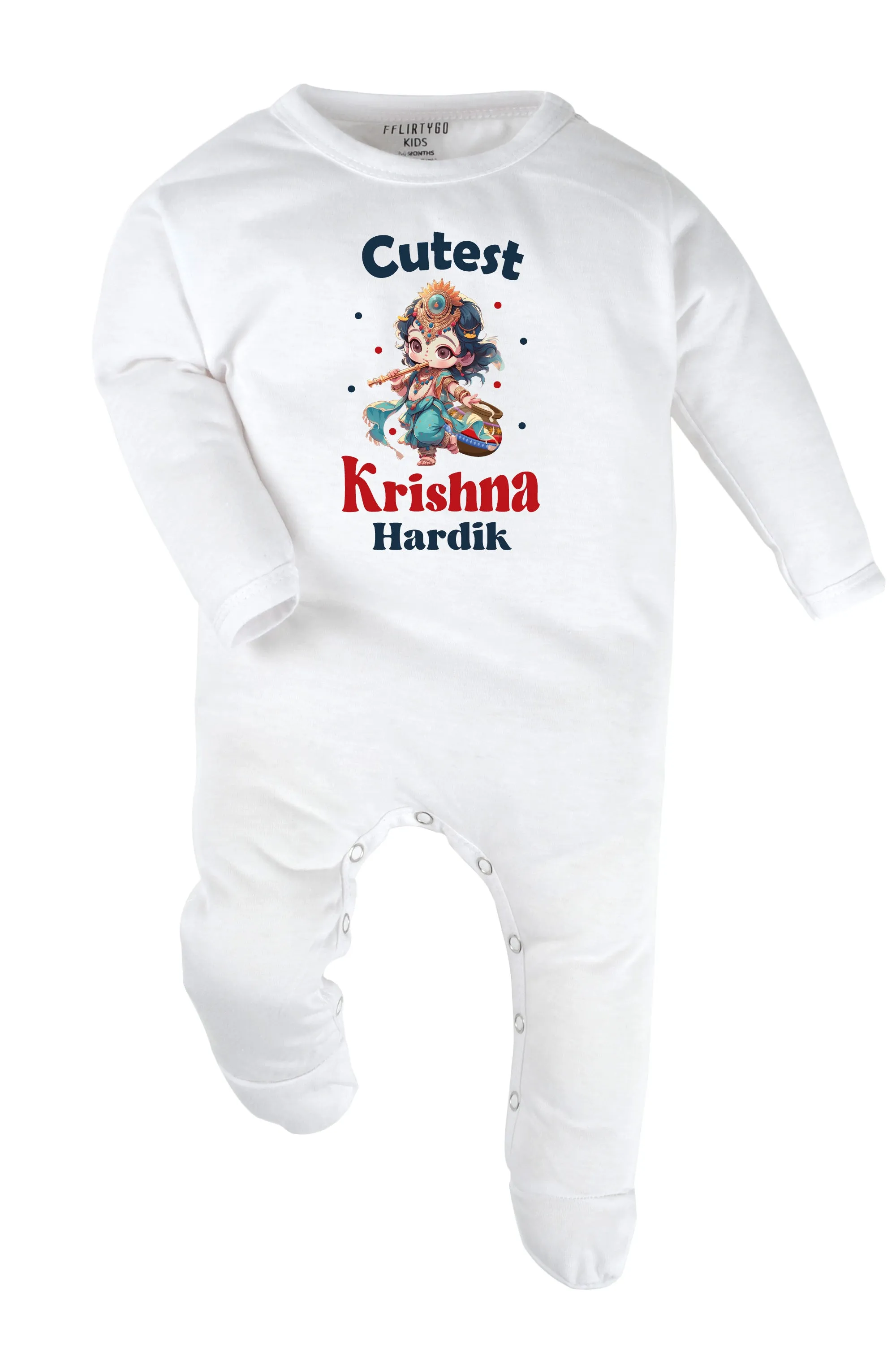 Cutest Krishna Baby Romper | Onesies w/ Custom Name