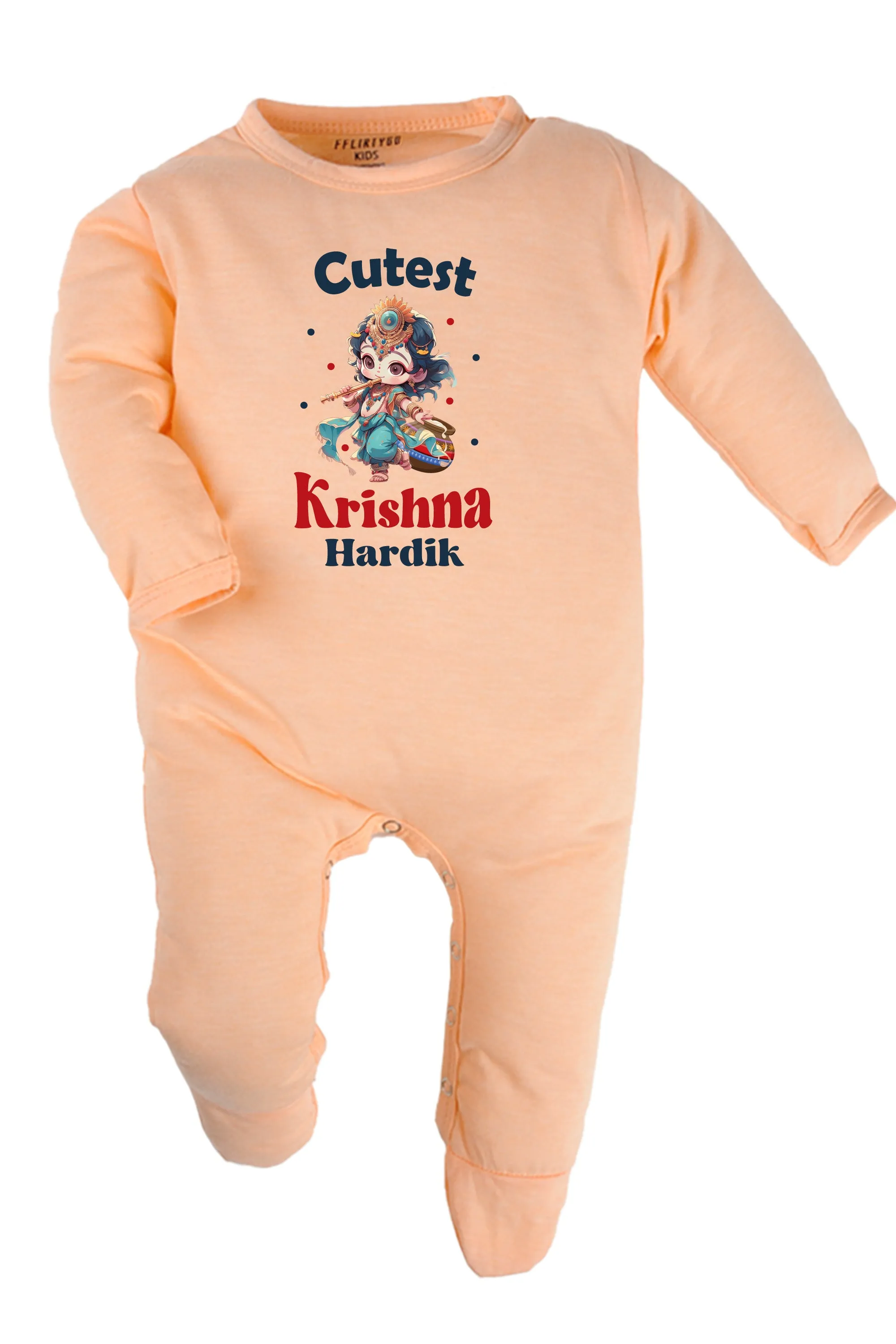 Cutest Krishna Baby Romper | Onesies w/ Custom Name