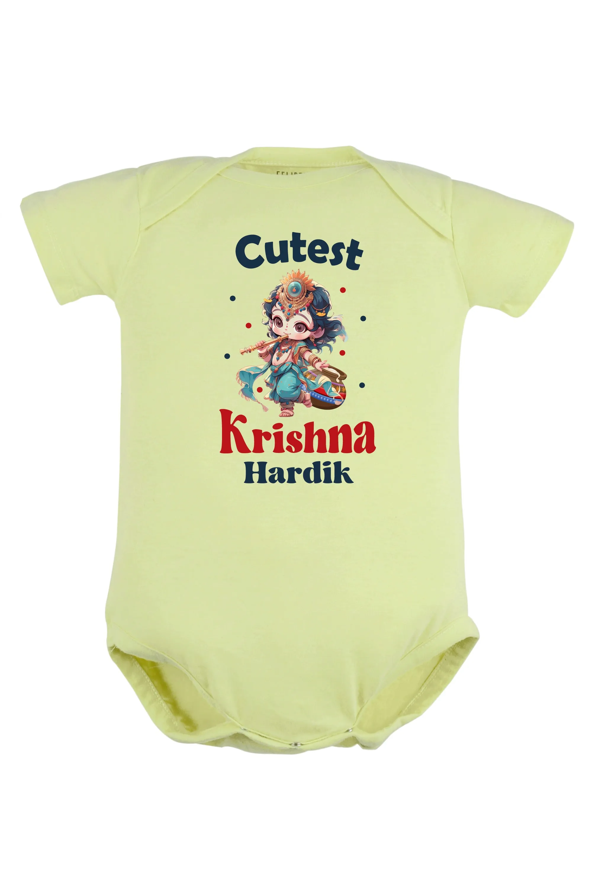 Cutest Krishna Baby Romper | Onesies w/ Custom Name