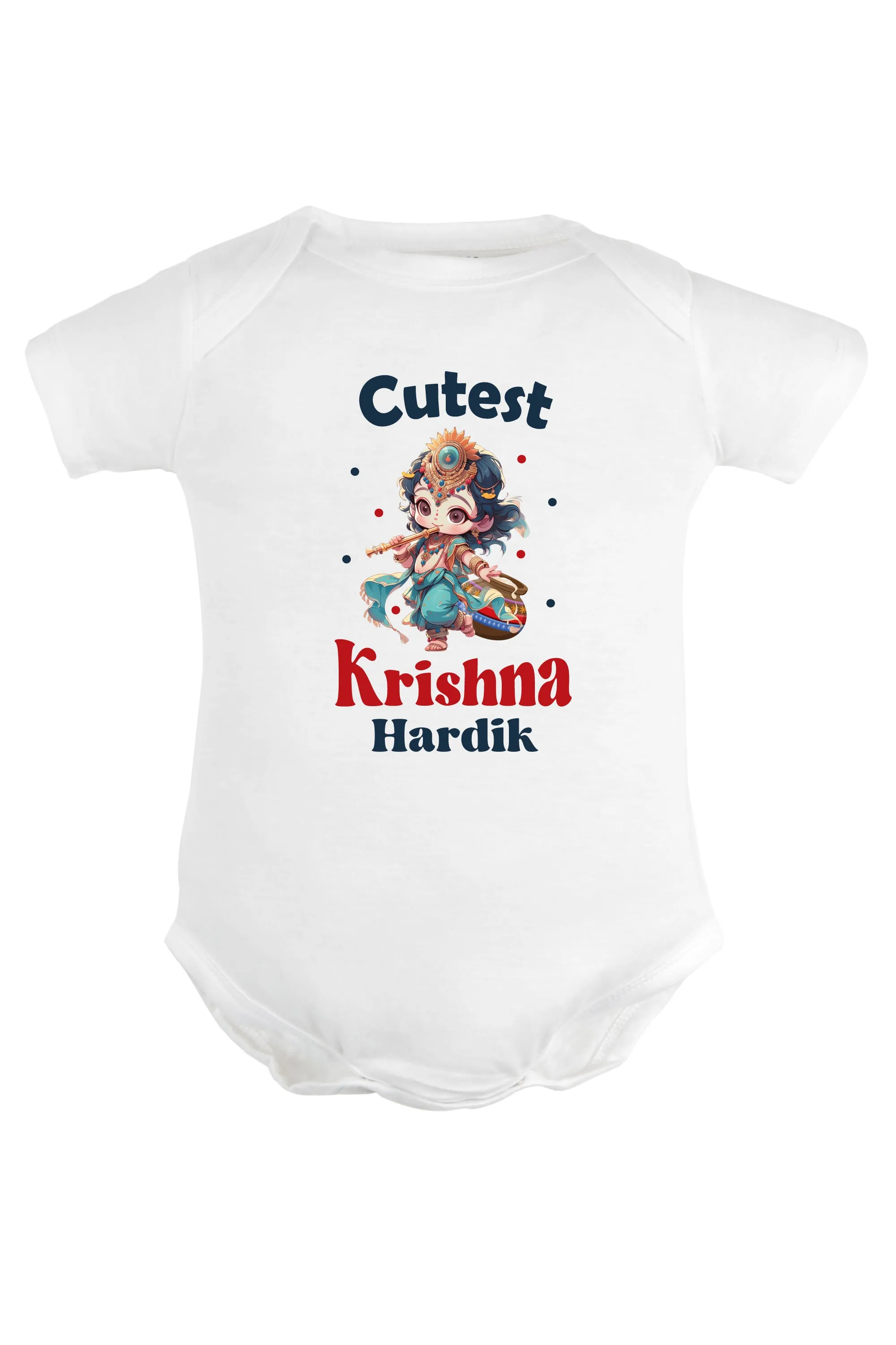 Cutest Krishna Baby Romper | Onesies w/ Custom Name