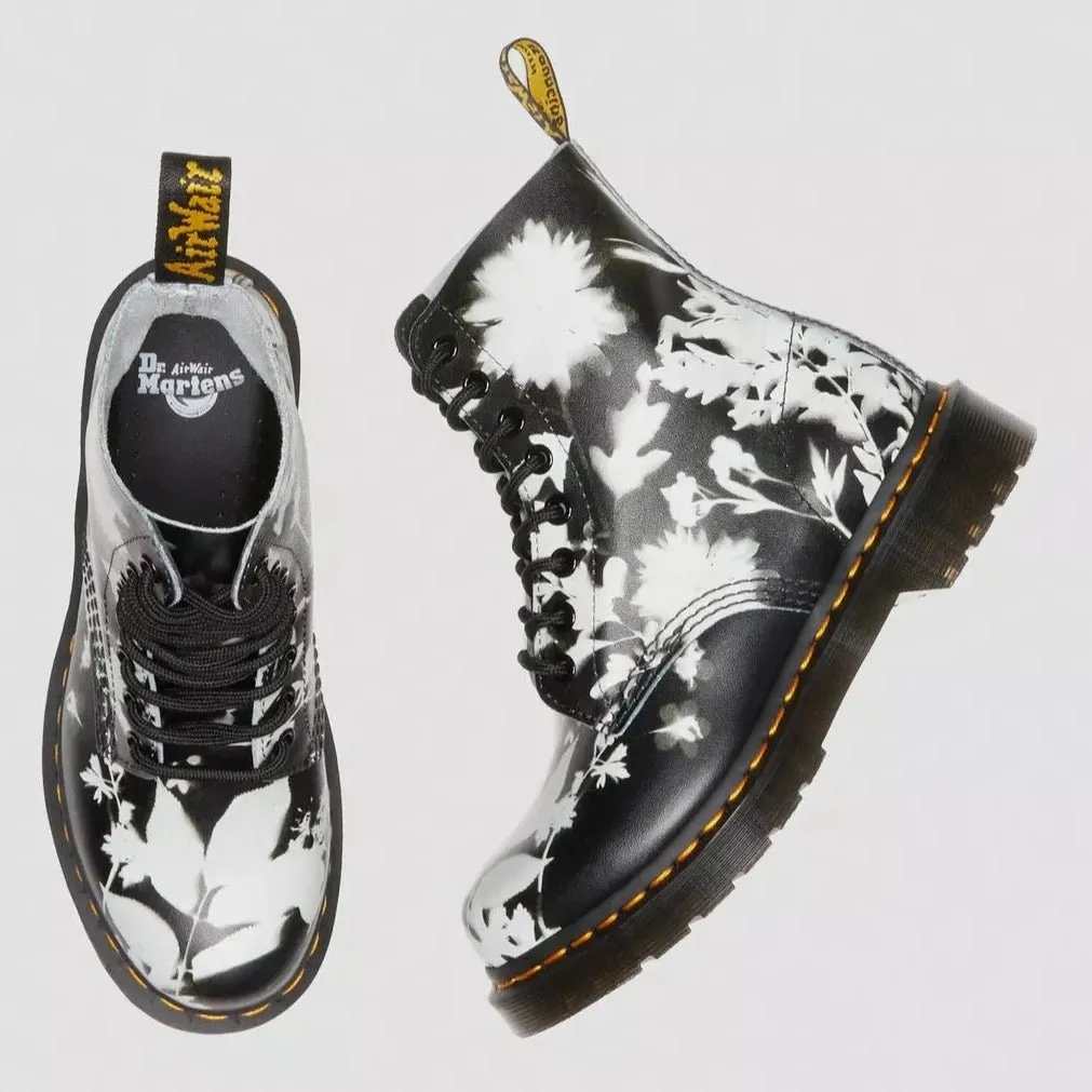 Dr. Martens Women's Pascal Floral Shadow - Black White