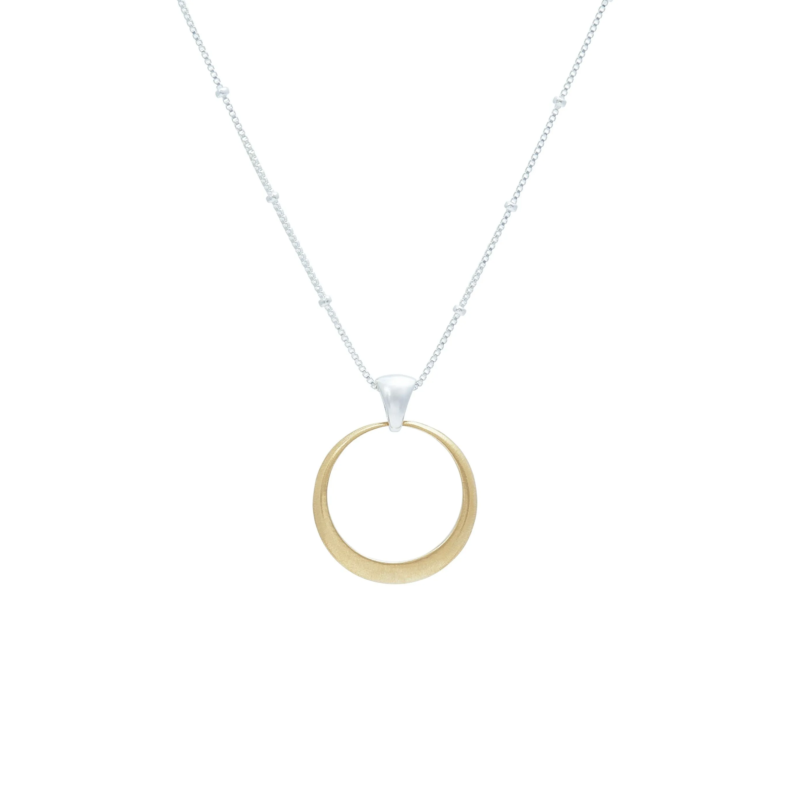 Eclipse Everyday Necklace - Yellow Bronze