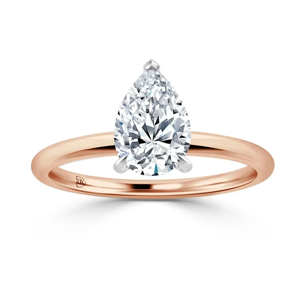 Eden - 18ct Rose Gold - Pear