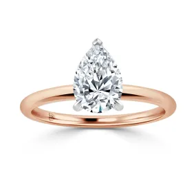 Eden - 18ct Rose Gold - Pear