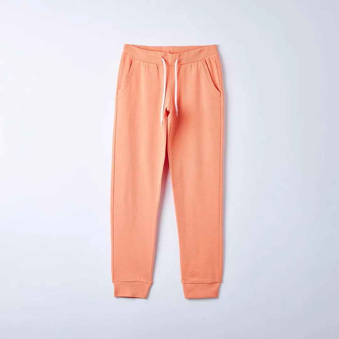 Elasticated Ribbed Band Sweatpants