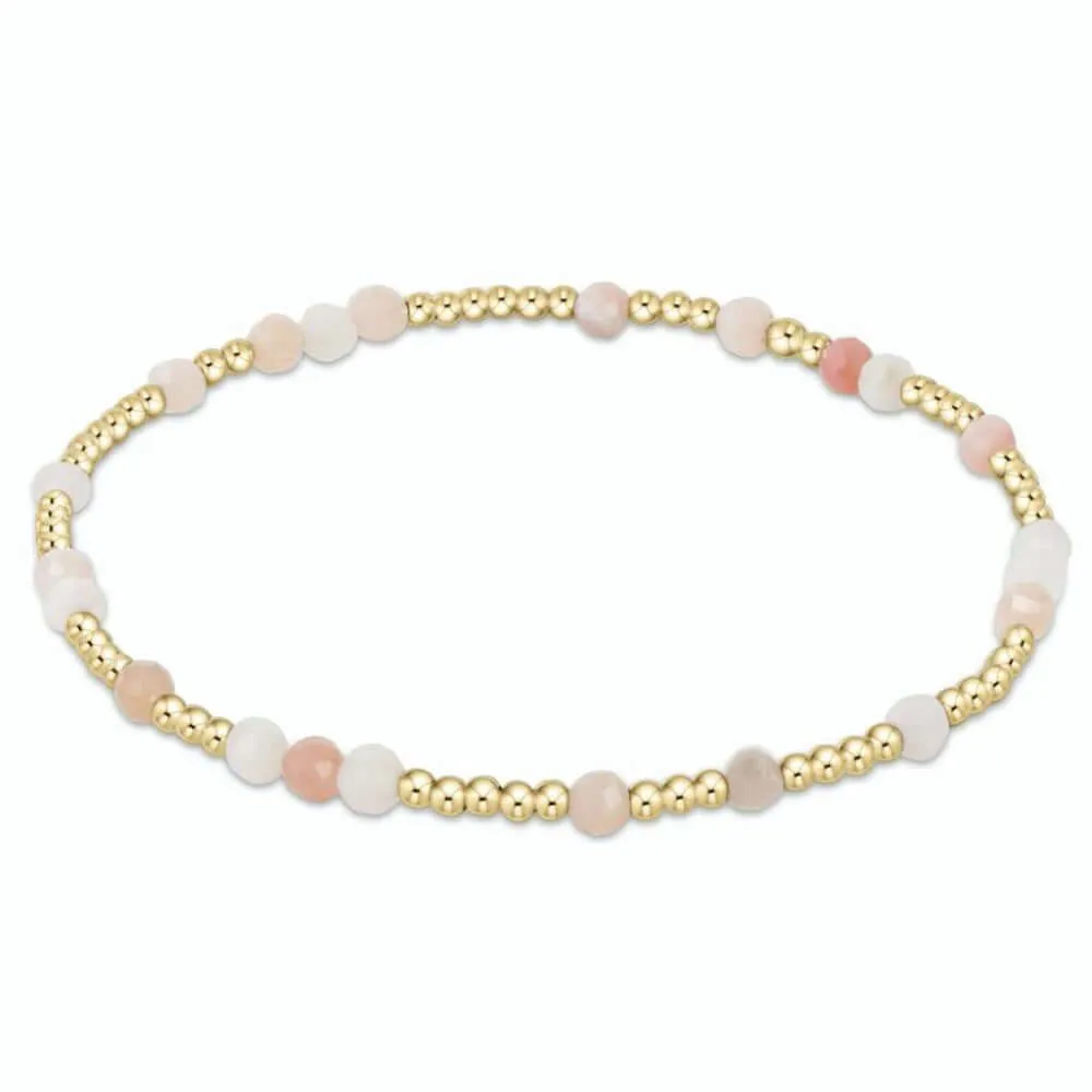 ENewton Pink Opal Gemstone Hope Unwritten Bracelet