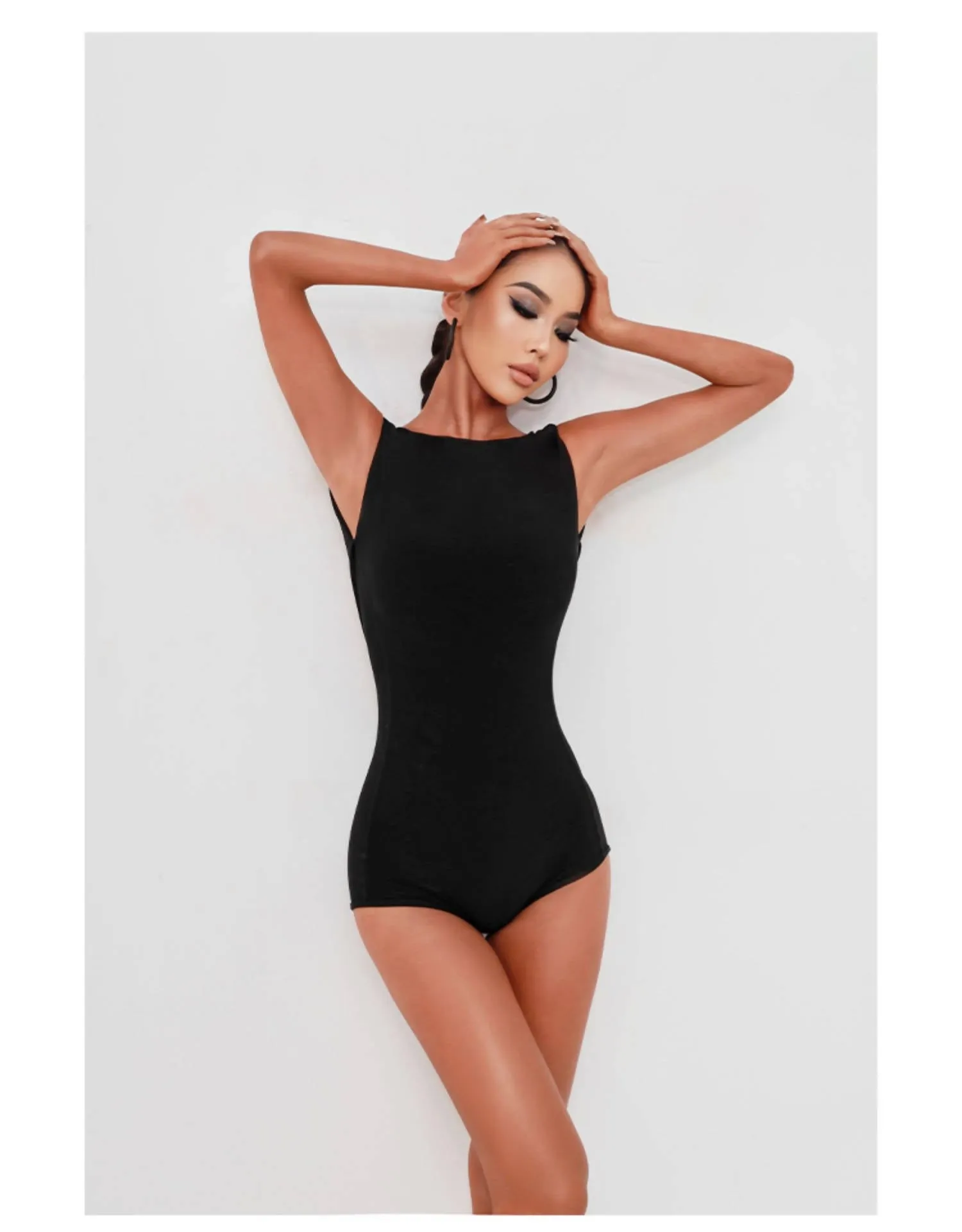 Essential Dance Leotards | Wine Red/White/Black | 2216