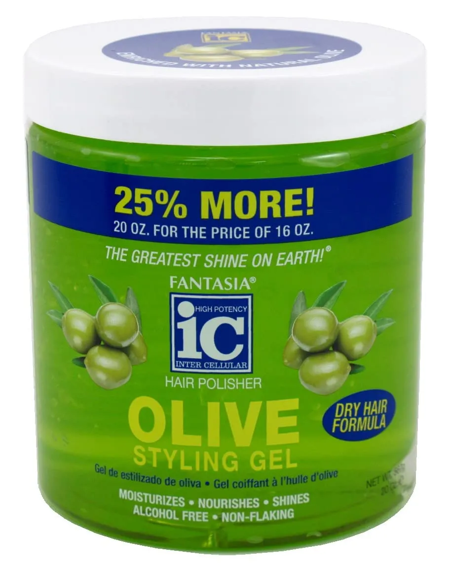 FANTASIA Olive Gel Para Estilizar 20oz