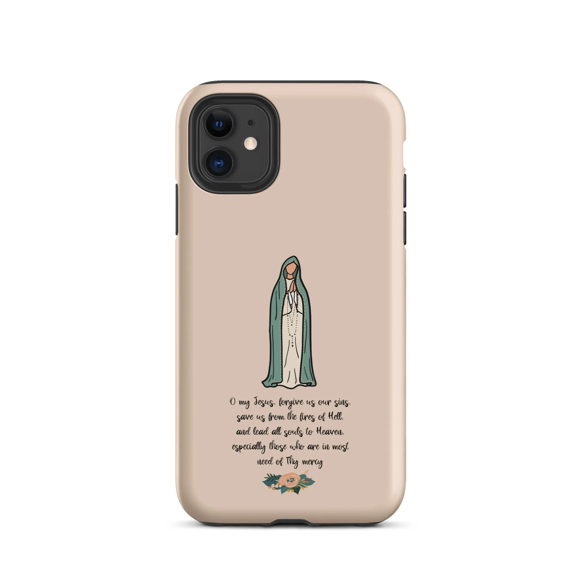 Fatima Catholic Phone Case, Tough Case for iPhone® 11-14