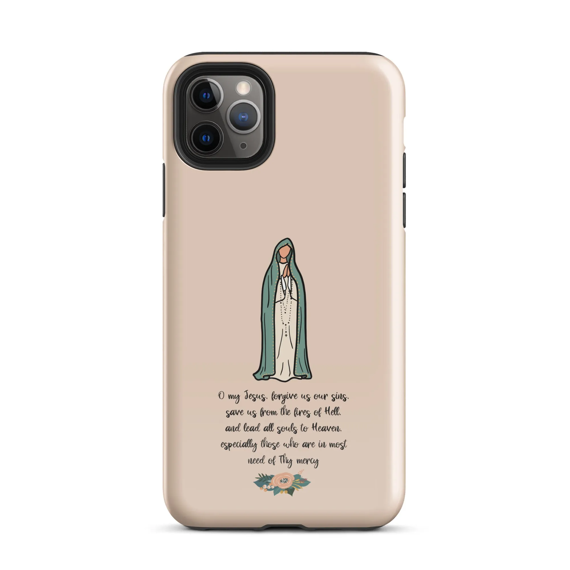 Fatima Catholic Phone Case, Tough Case for iPhone® 11-14