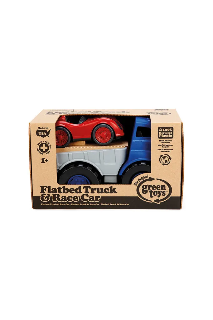 Flatbed Truck with Race Car