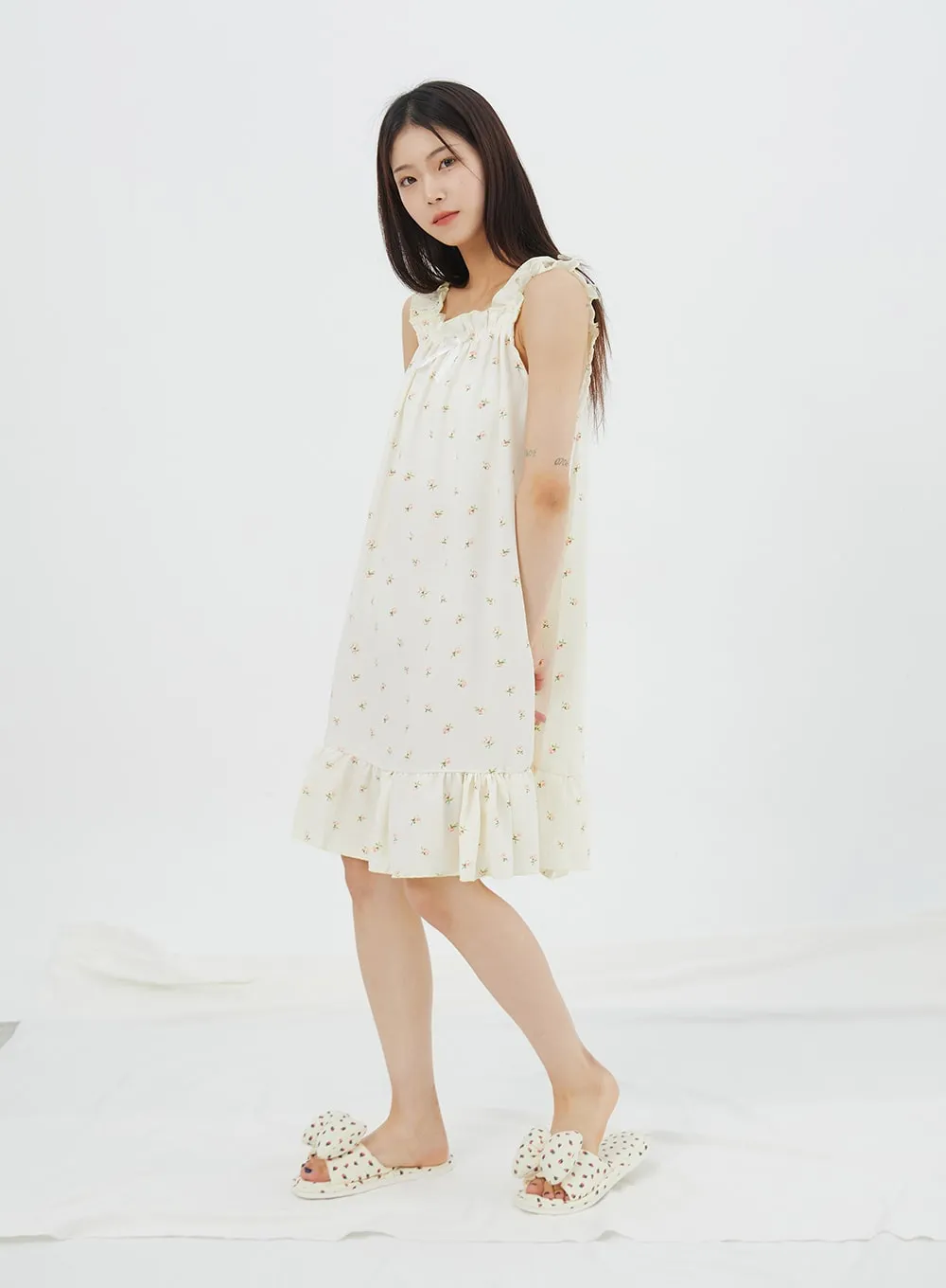 Flower Print Nightgown IY323