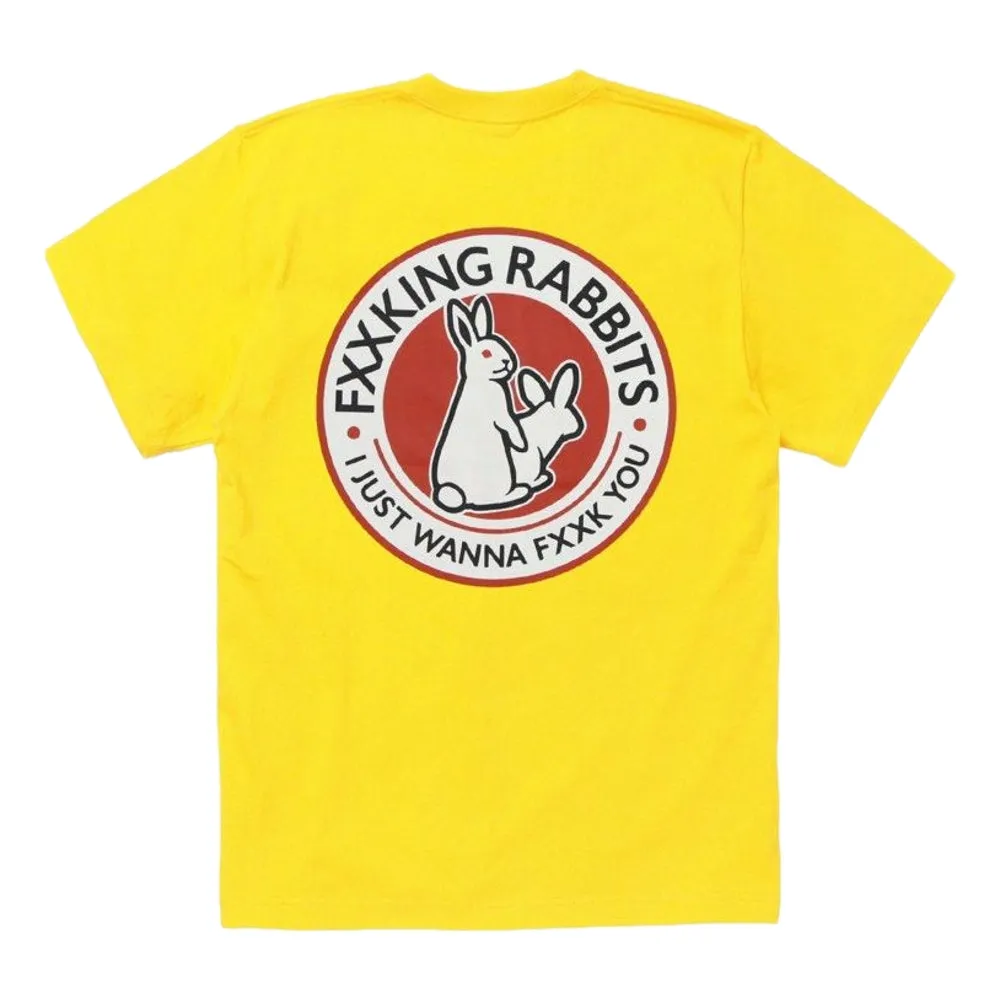 #FR2 ROUND LOGO T-SHIRT-YELLOW