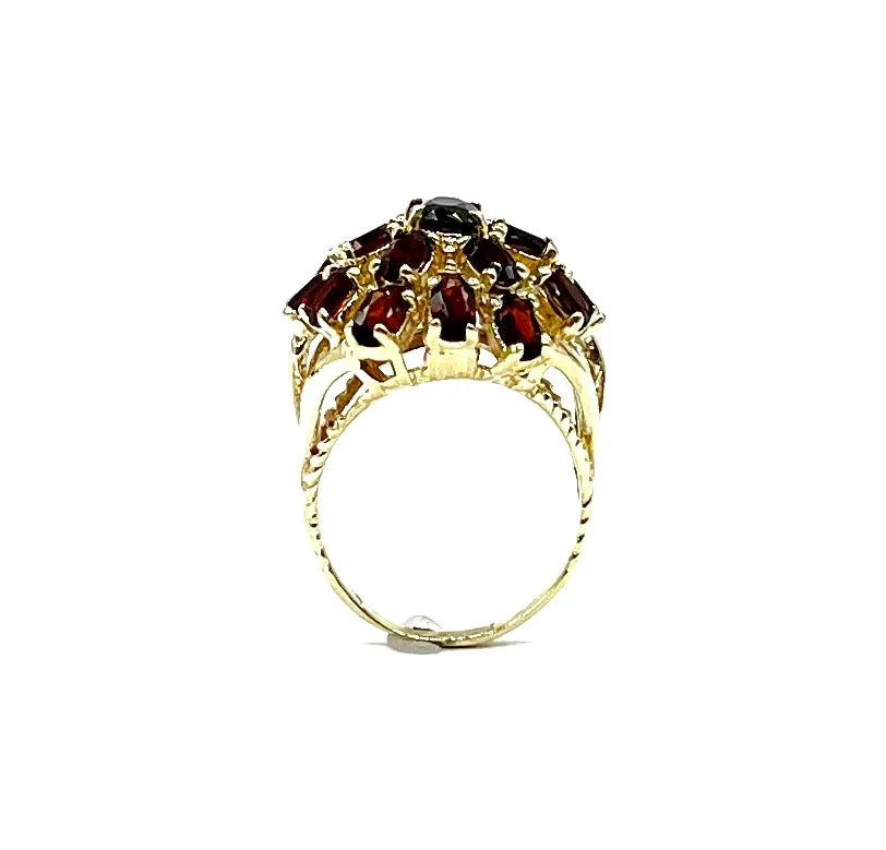 Garnet Dome Ring