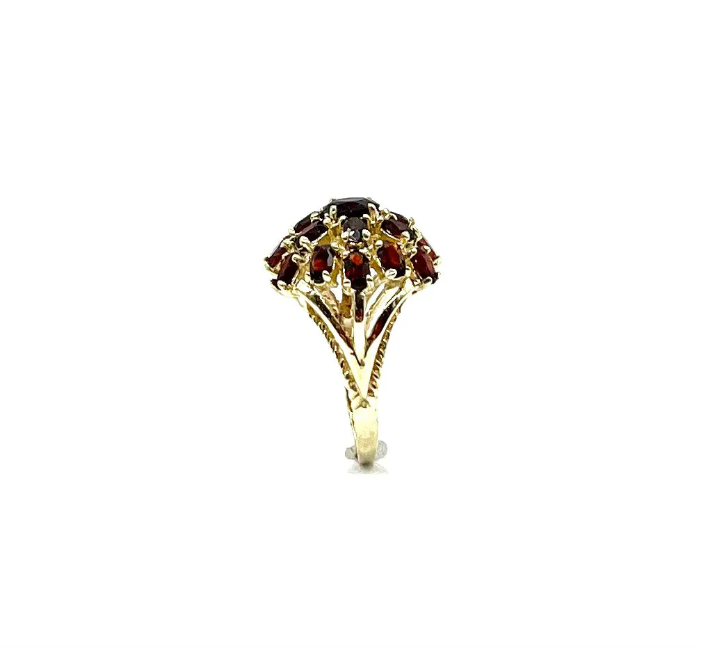 Garnet Dome Ring