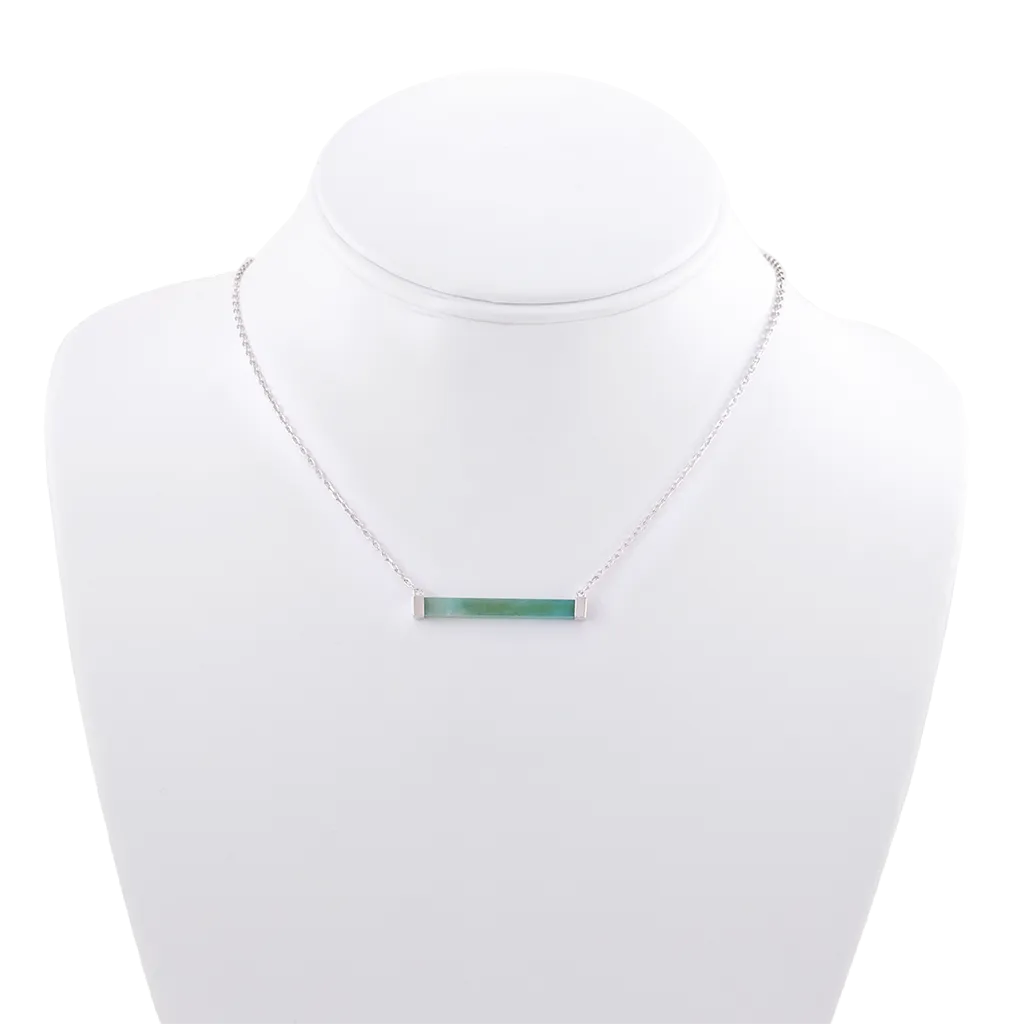 Gemstone Bar Necklace