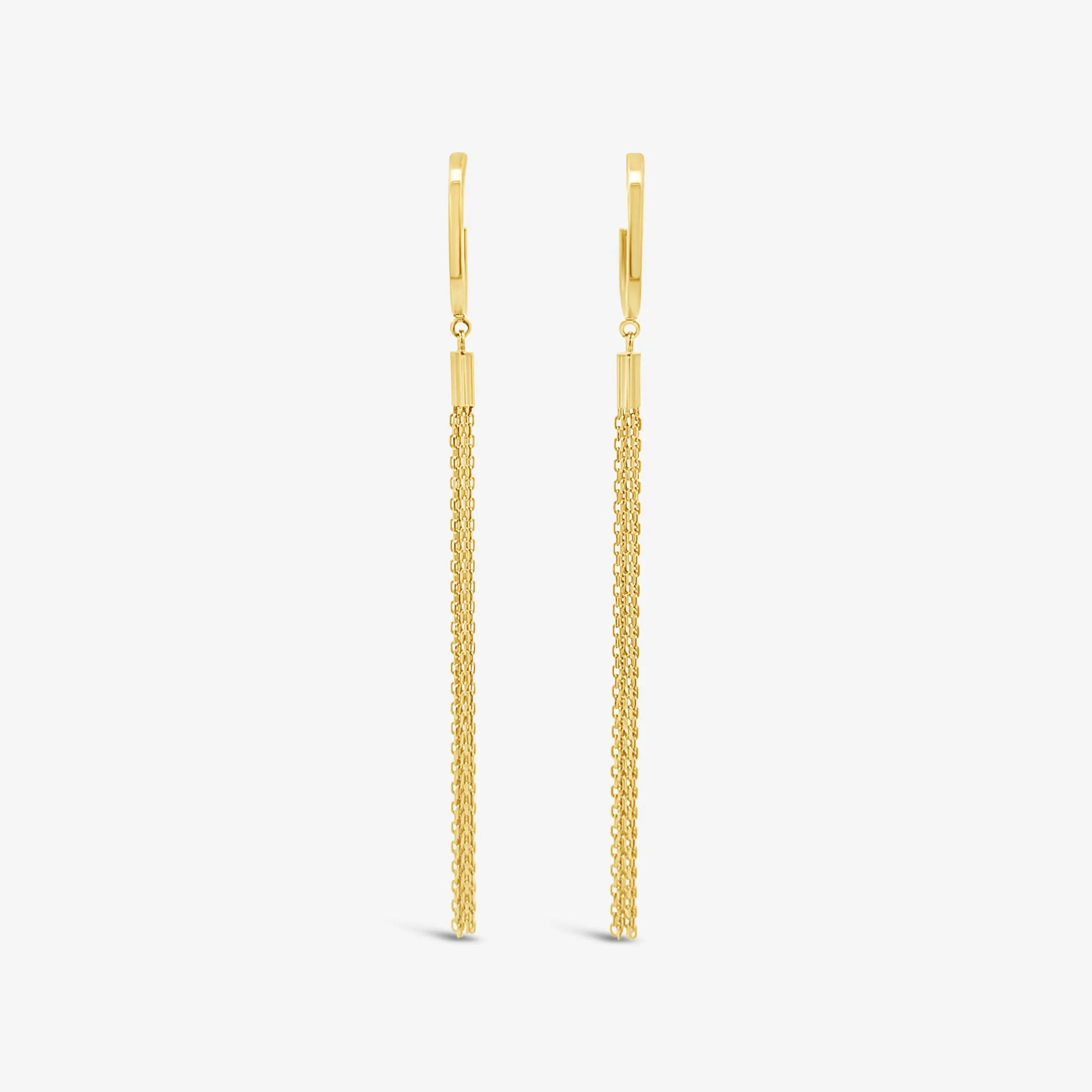 Gold Tassel Earrings